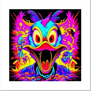 "Psychedelic Haunts: Unique and Colorful Halloween Horrors" Posters and Art